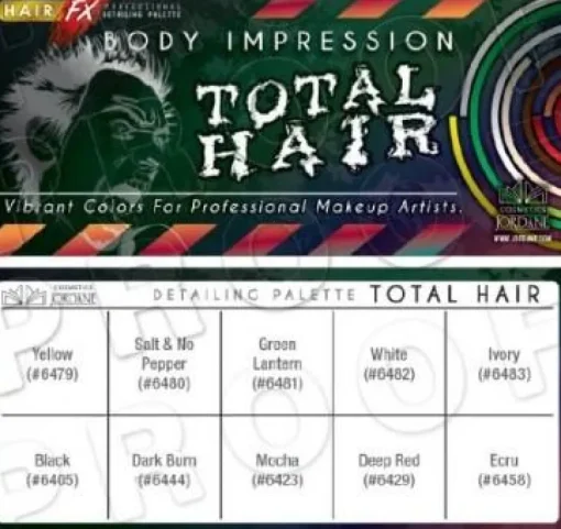 JORDANE - Total Hair (Alcohol) Detailing Big Palette