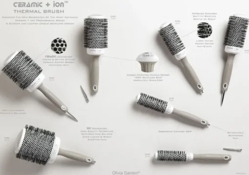Olivia Garden Ceramic & Ion Professional Hair Brush 35