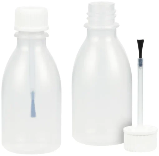 Rotert PE-Flasche mit Pinselverschluss 50 ml