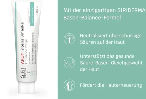Siriderma AKUT Intensivmaske - 150ml - Doppel-Pack