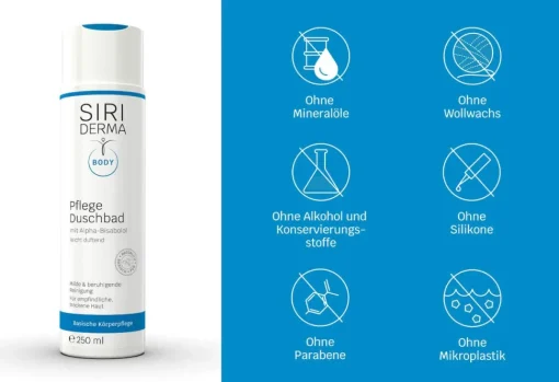 Siriderma Basisches Pflege-Duschbad - 250ml