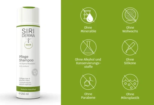 Siriderma Basisches Pflege-Shampoo - 250ml