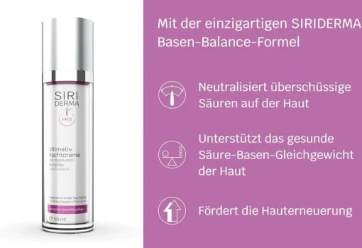 Siriderma Ultimativ Nachtcreme - 50ml